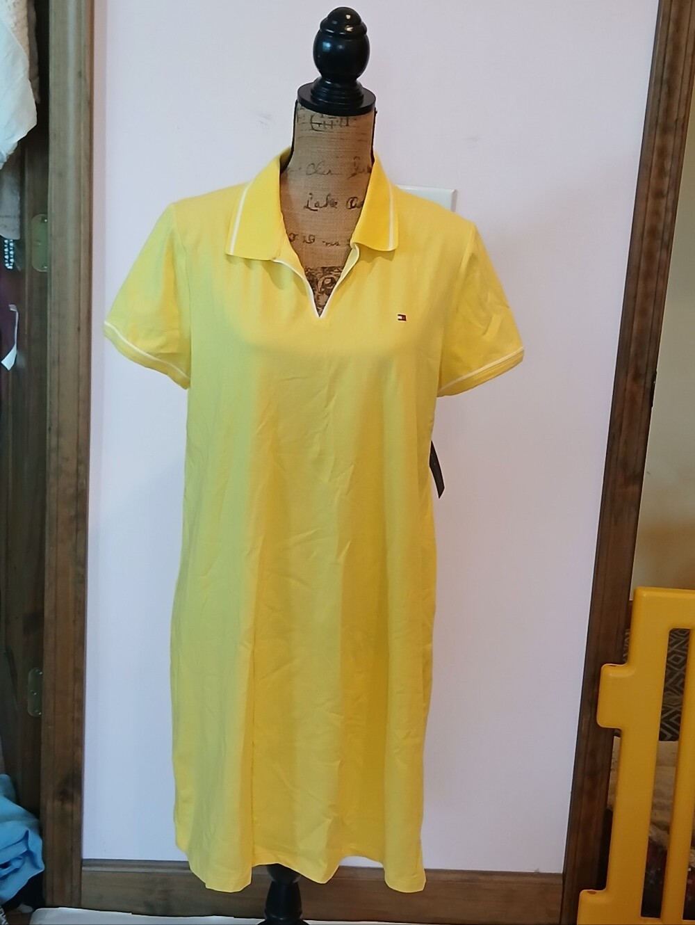 NWT TOMMY HILFIGER yellow Dress Size XL